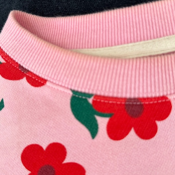 Men's GOLF WANG Find Some Time Pink and Red Flower Crewneck Sweatshirt - Size L - Picture 15 of 16